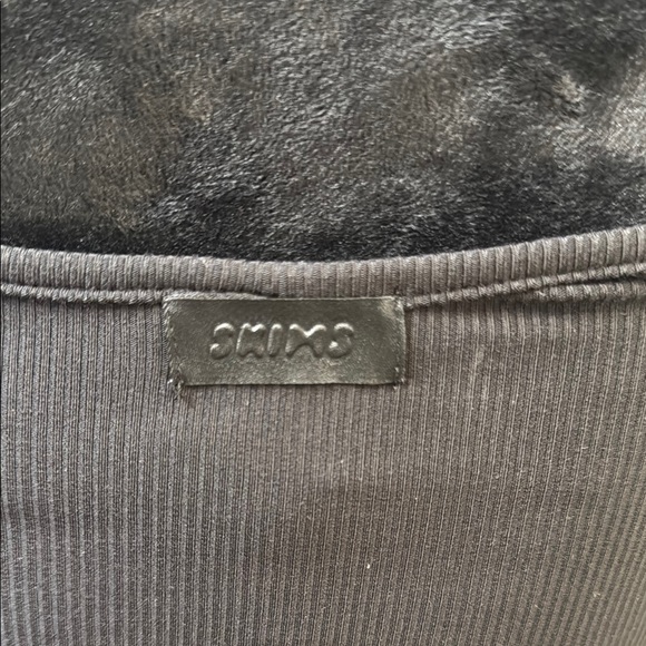 SKIMS Onyx Soft Lounge slip Dress Long large - Picture 4 of 5